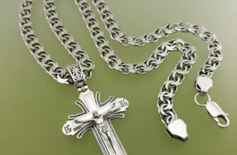 Товсті срібні ланцюжки з хрестиком: ідеальний універсальний подарунок чоловіку