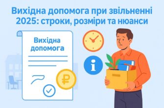 Вихідна допомога при звільненні 2025: що потрібно знати?