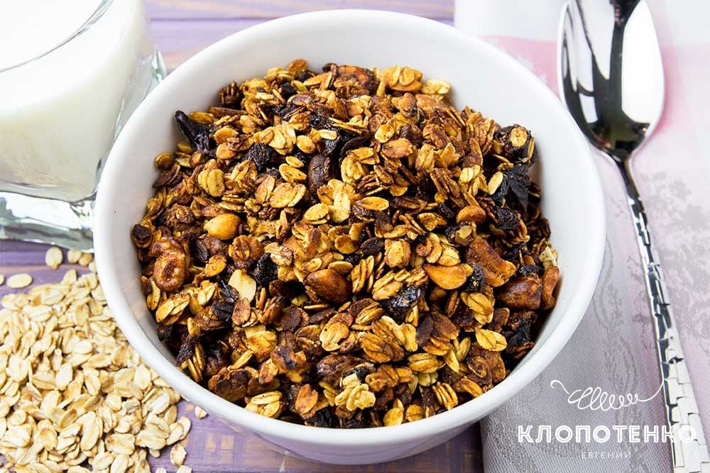 Як приготувати Гранолу - Рецепт від Євгена Клопотенка