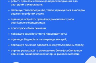 Загартовувальні процедури: важливість систематичності для здоров’я