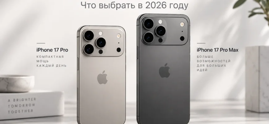 iPhone 17 Pro или Pro Max: что подойдет именно вам в 2026 году