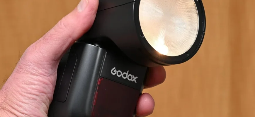 Створення художнього портретного світла за допомогою спалаху Godox V1 та насадок AK-R1
